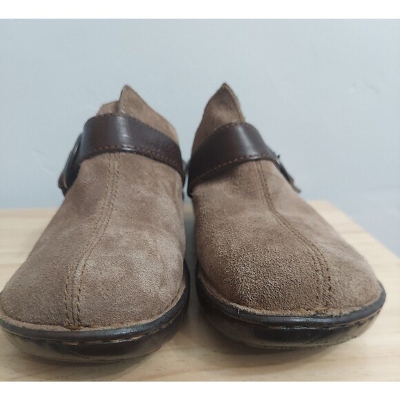 B.O.C Women's Leather Brown Mules Clogs Slip-on Shoes size 10/42 M/W - Picture 9 of 11